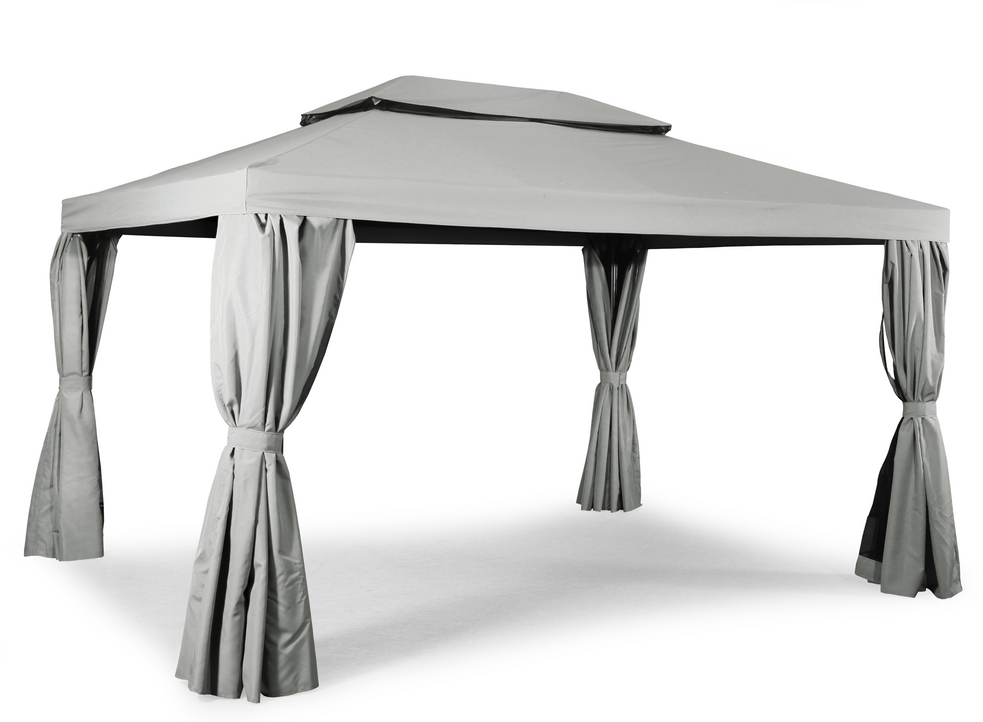 Luxor paviljong 300x400 cm grå