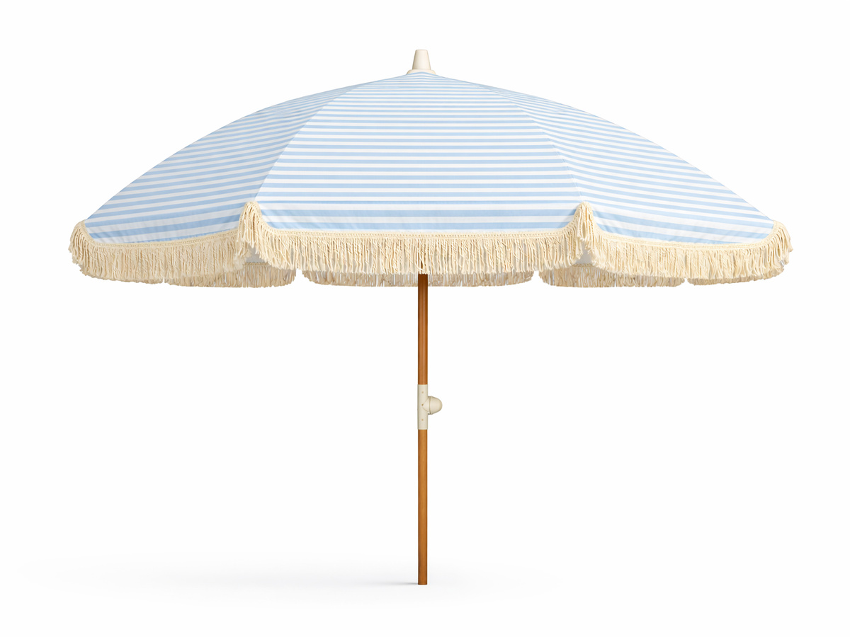200 cm Hillerstorp Parasoll Blå/vit