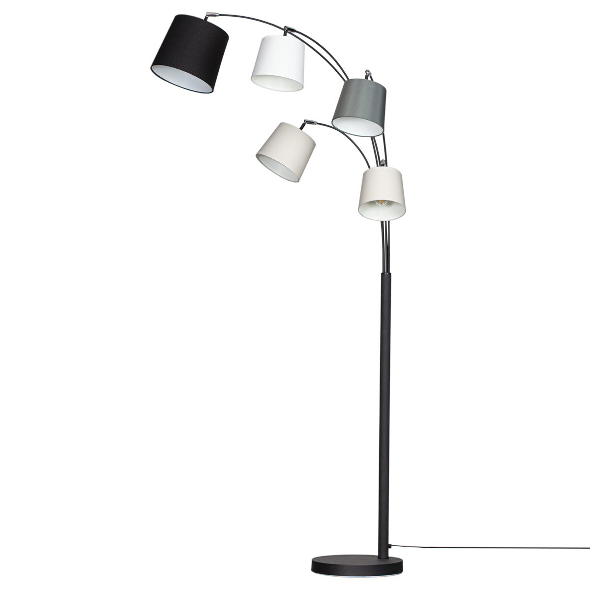 Foggy Golvlampa 5-låg H200cm Sandsvart