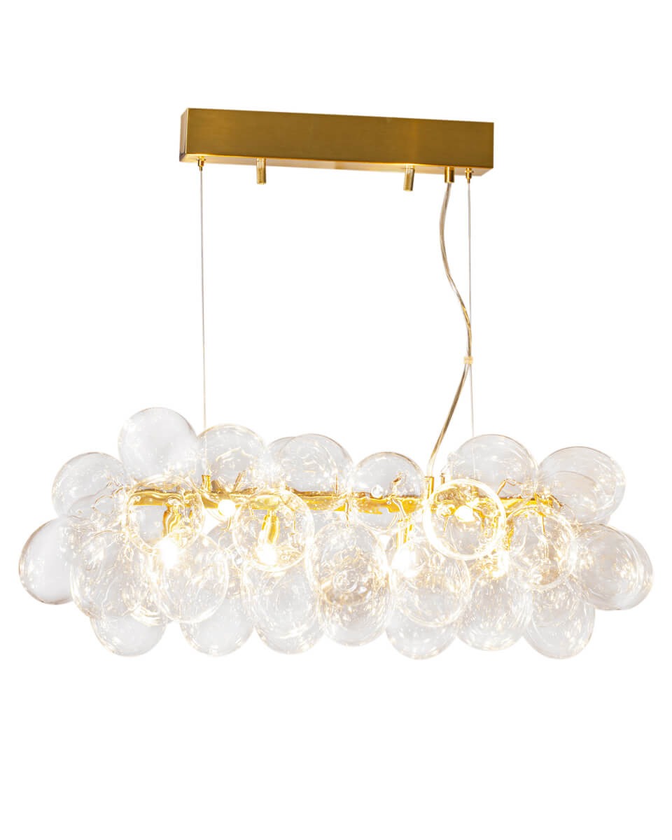 Gross Bar taklampa L80cm Mässing/Klar