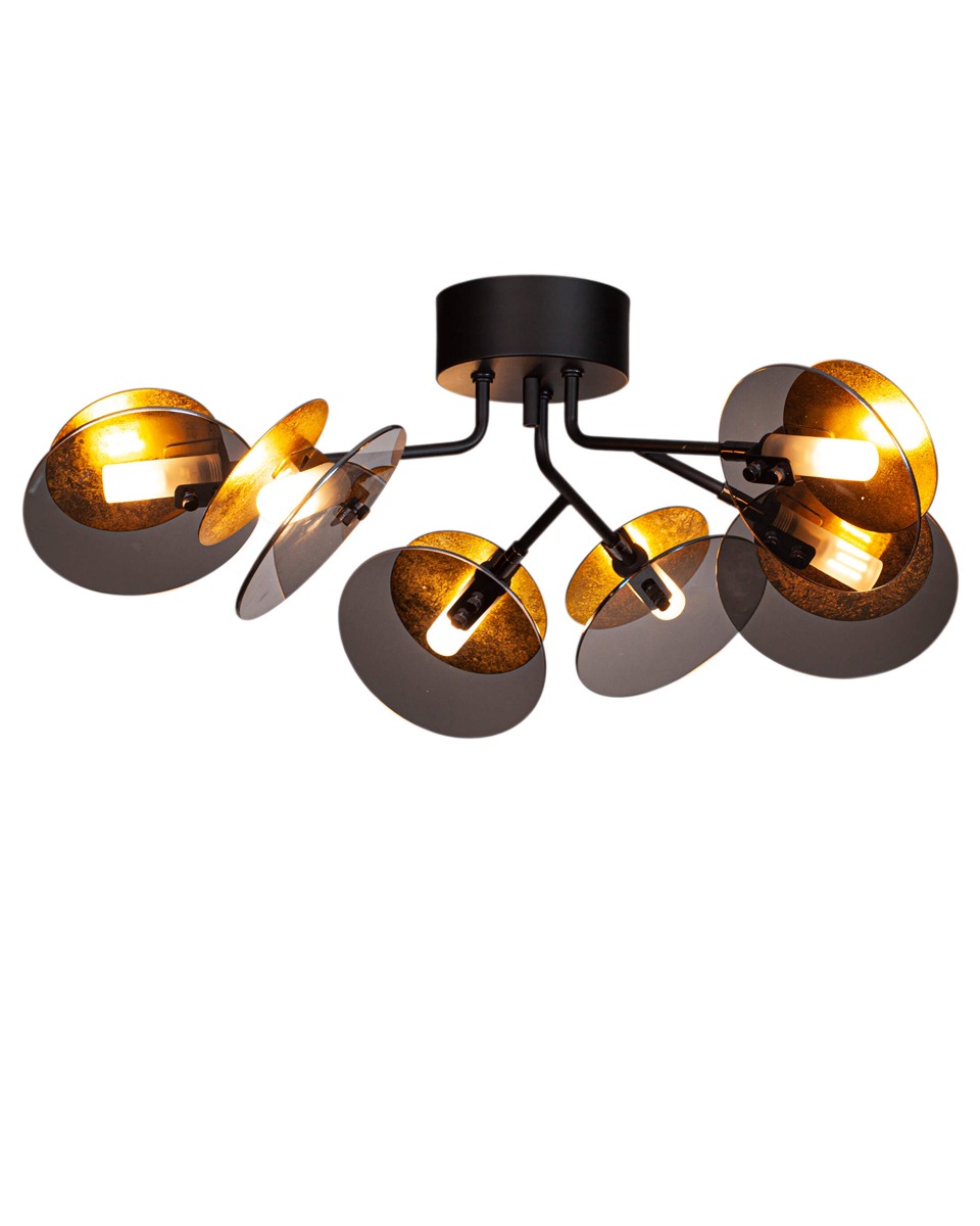 Turno Plafond diam 66 cm Matt Svart