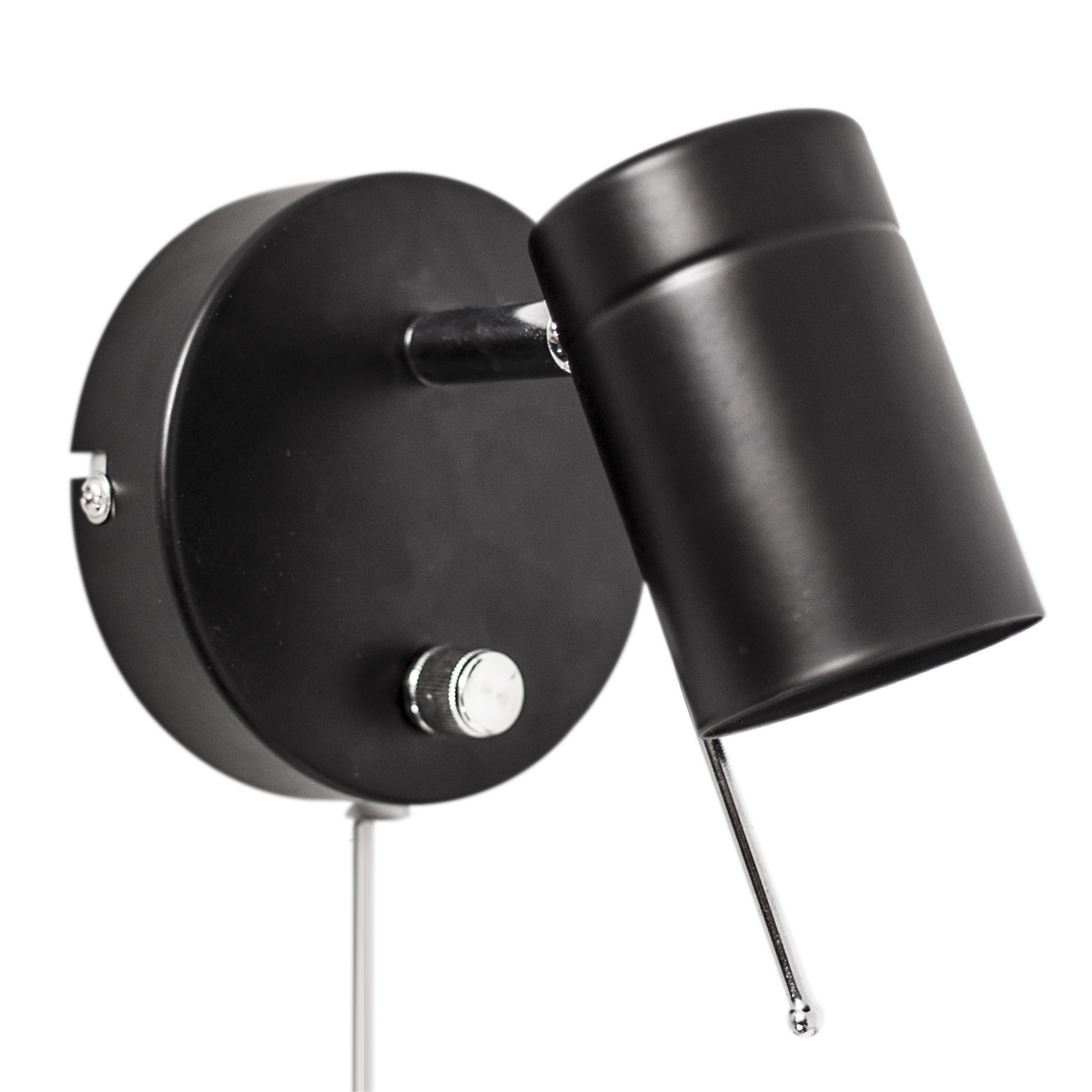 Correct vägglampa Svart matt