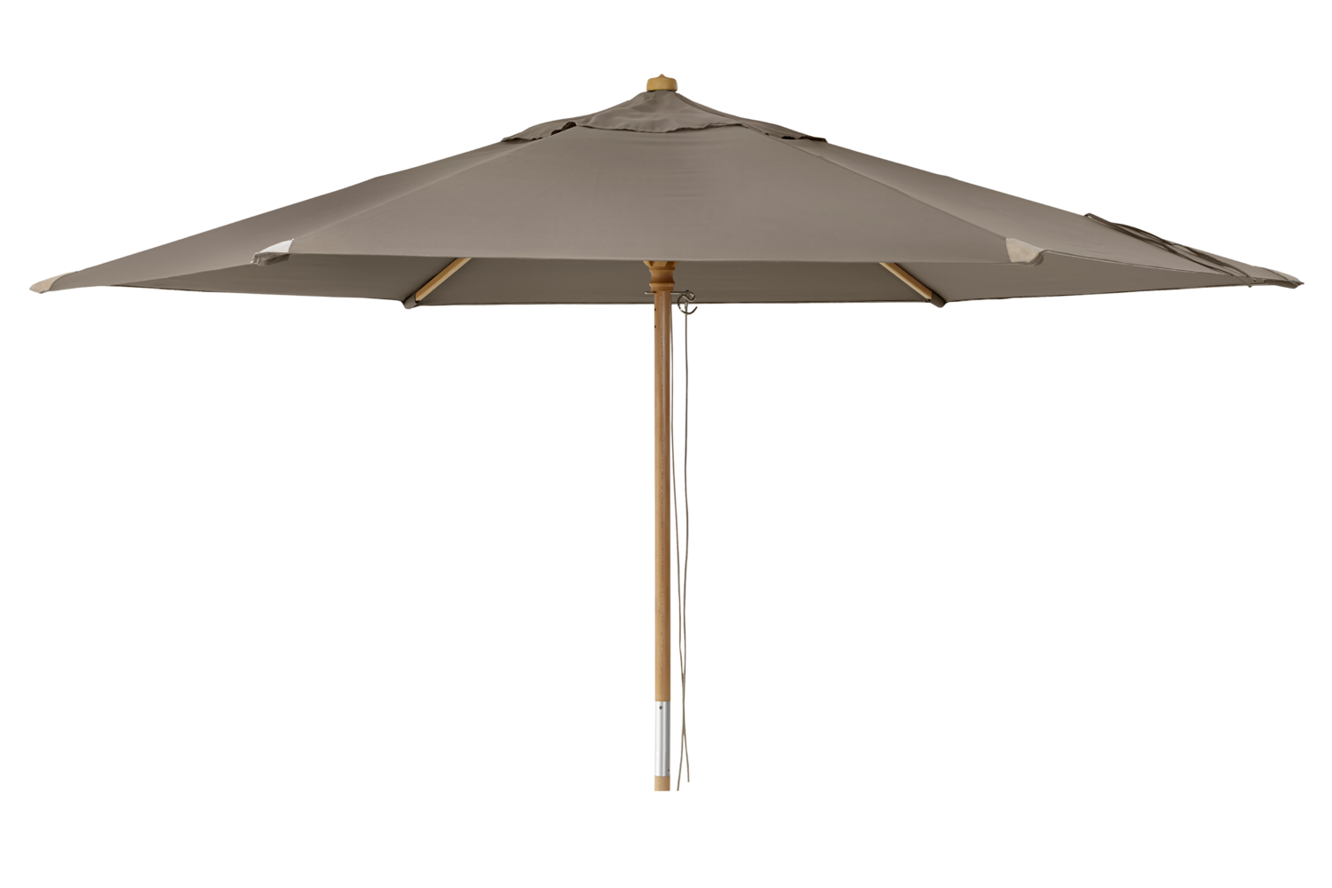 Reggio träparasoll 3,0 m/taupe FSC