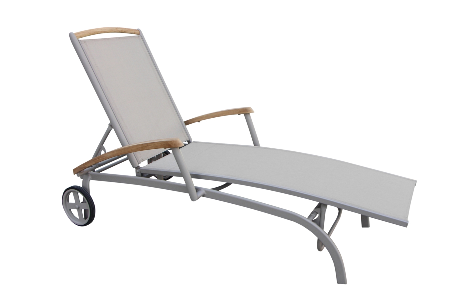 Andy vilsäng khaki/khaki teak