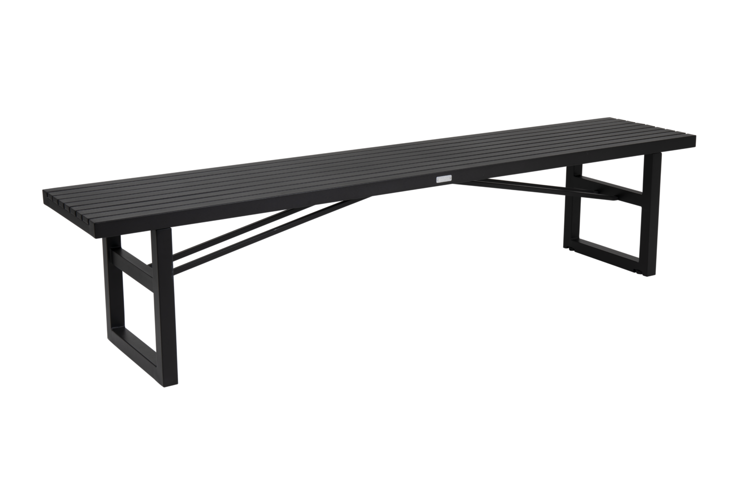 Vevi bänk 200 svart alu