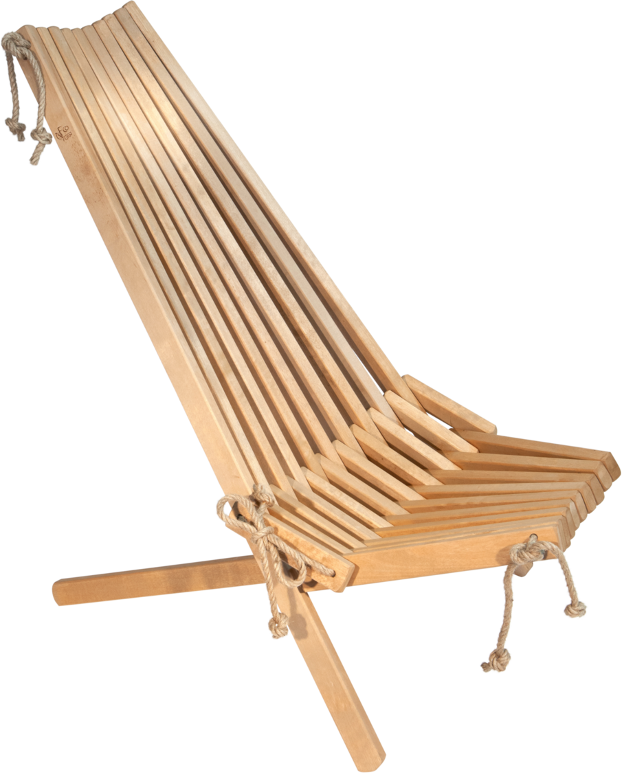 Ecochair björk brun oljad