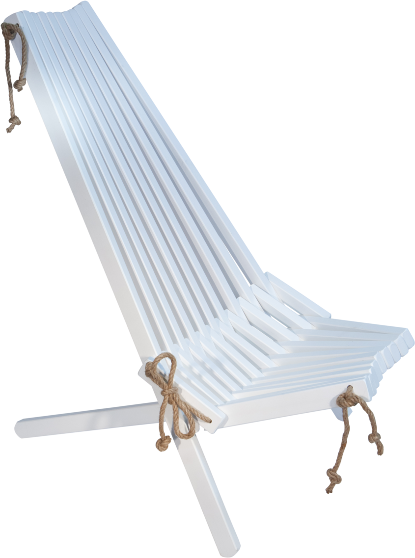 Ecochair björk vit oljad