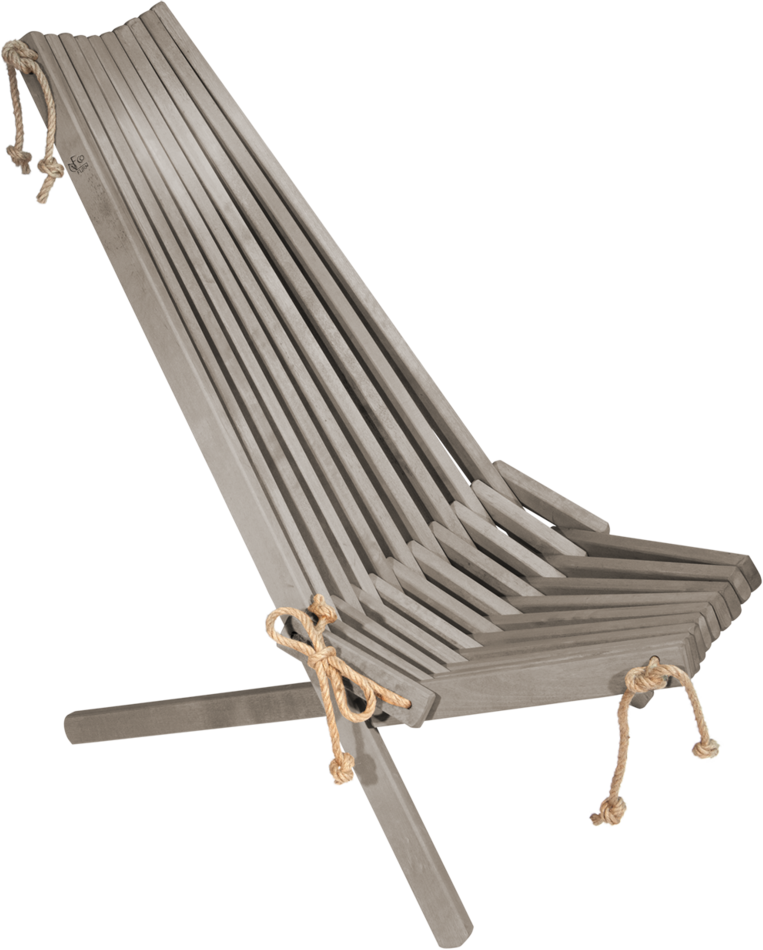 Ecochair björk grå oljad