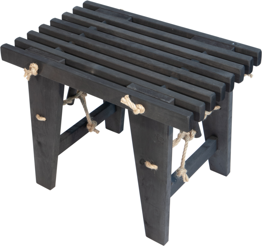 Ecobench 60 cm, oljad al svart