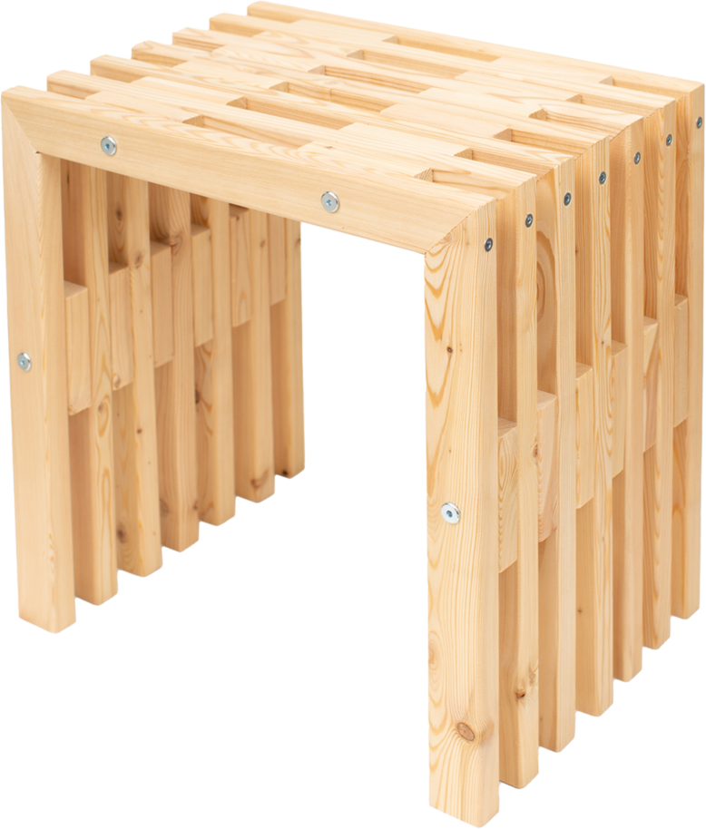 D-bench 45 cm lärk natur