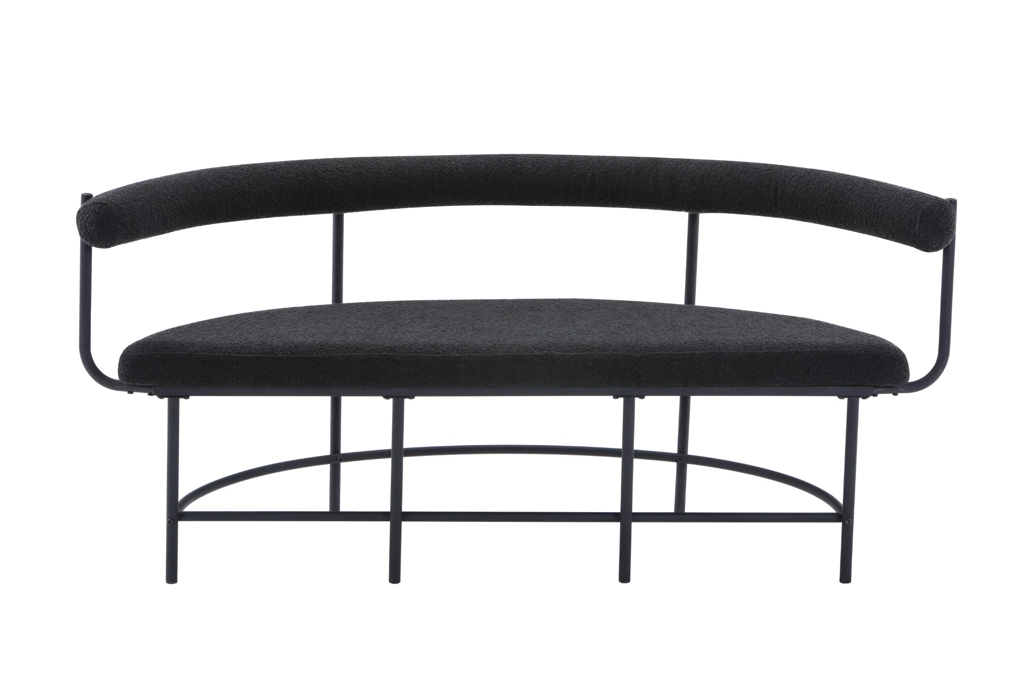 Stallhagen x Josefin Lustig bänk svart boucle
