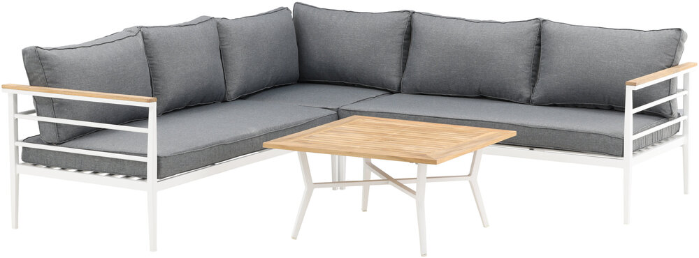 Mexico hörnsoffgrupp vit