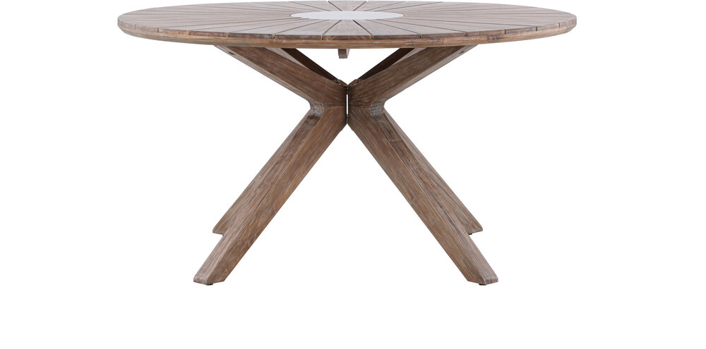 Rosario matbord brun ø140