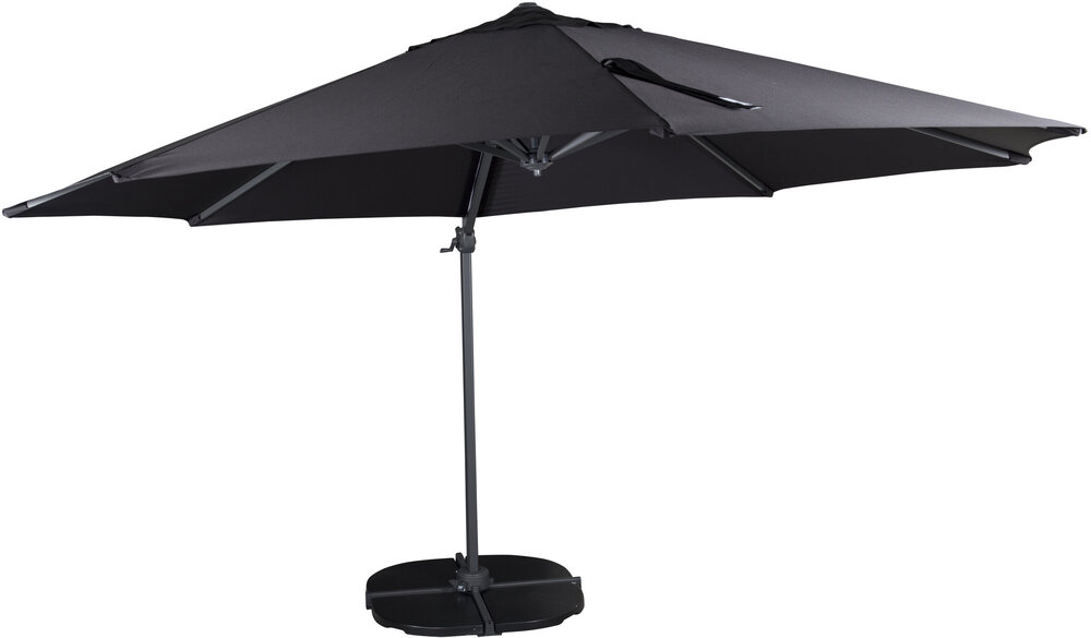 Leeds parasoll svart 350