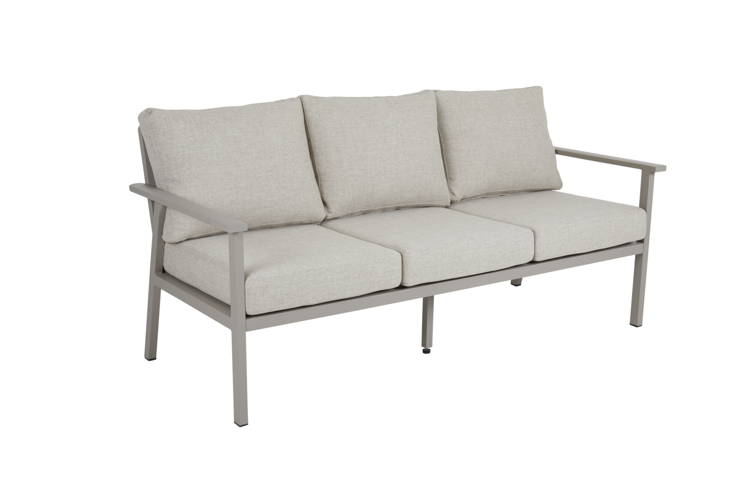 Samvaro 3-s soffa khaki m dyna