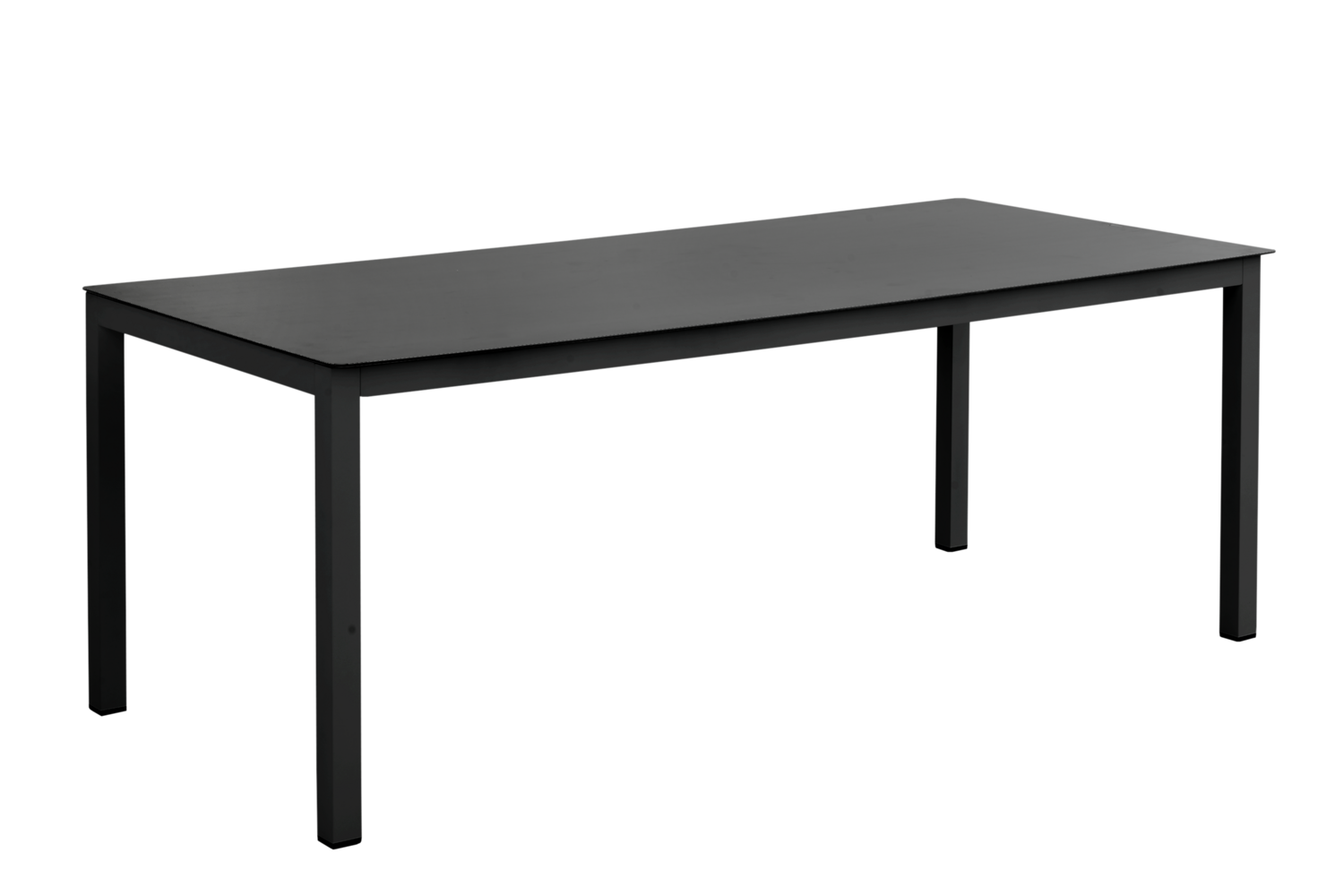 Rana 200x90 H73 svart m glas