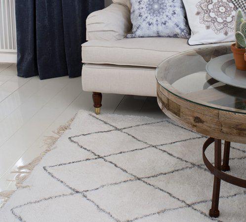 Shaggy Matta Offwhite 200x300cm