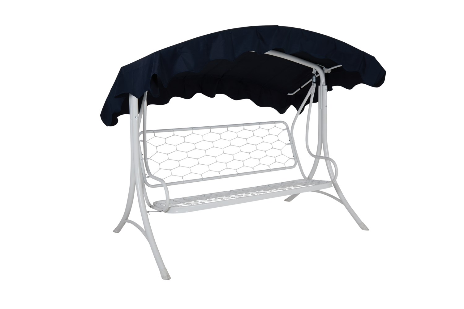 Prag hammocktak välvt blått