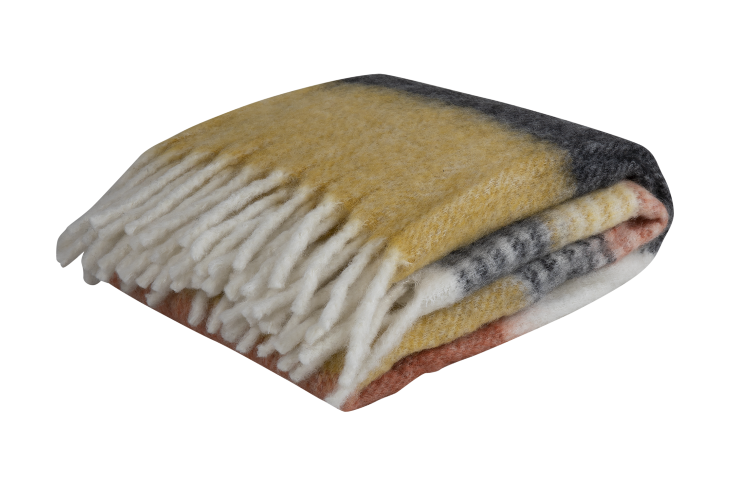 Honung pläd 130x170 gul mönst