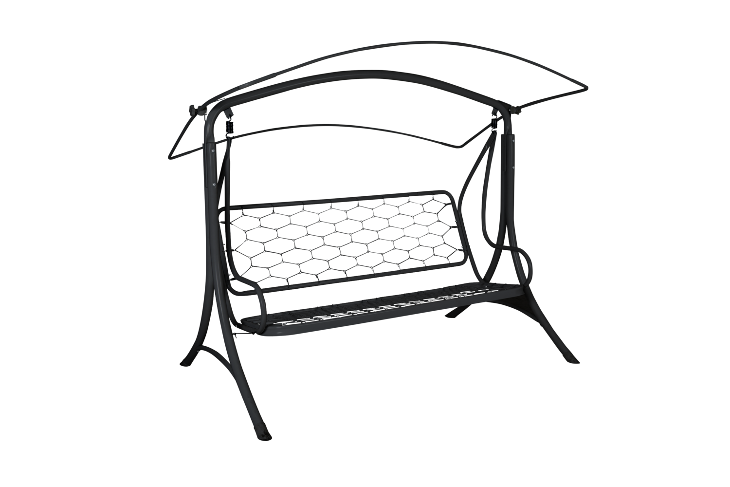 Prag hammock välvd svart