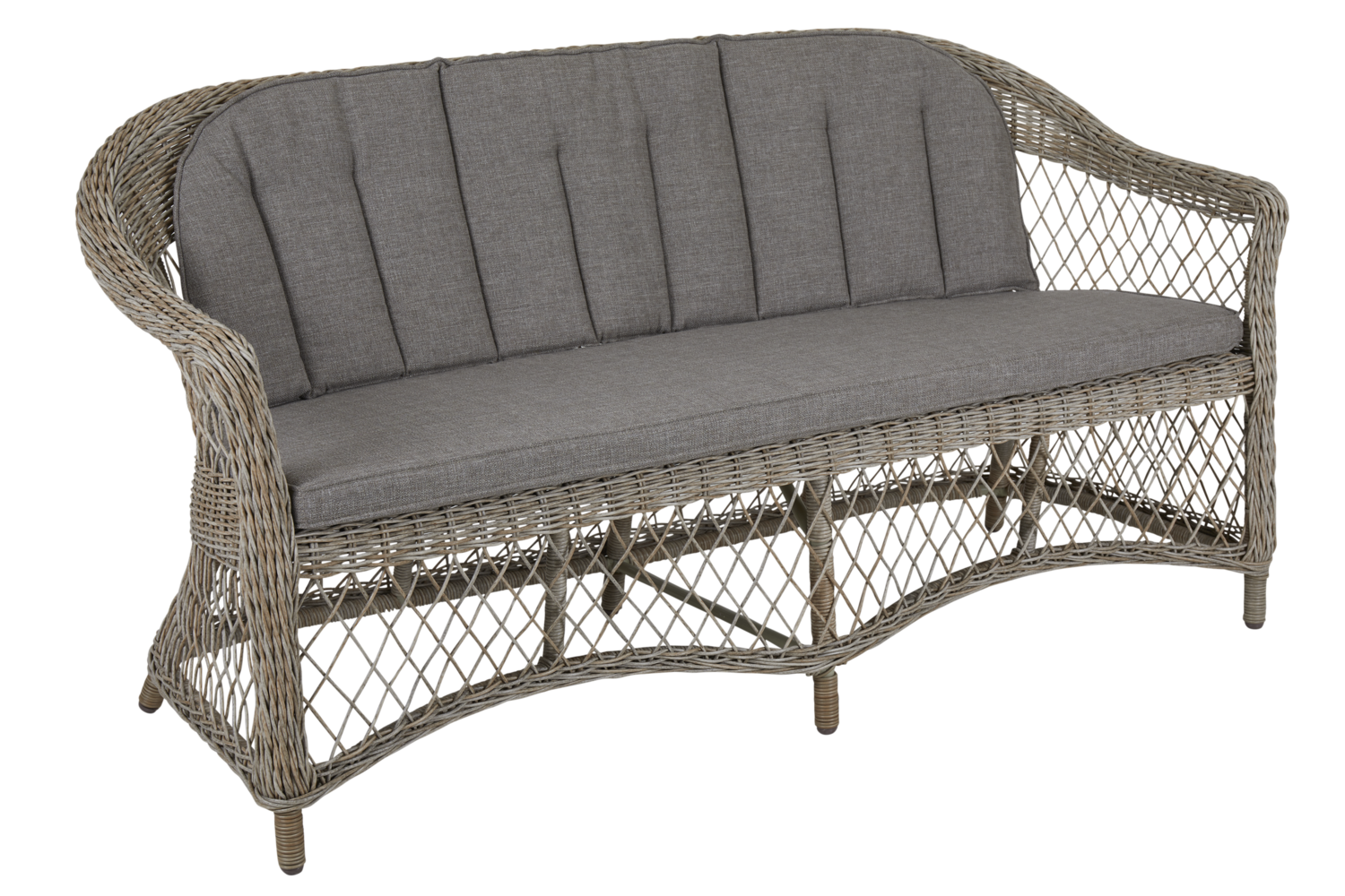 Kamomill 2-s soffa beige m dyn