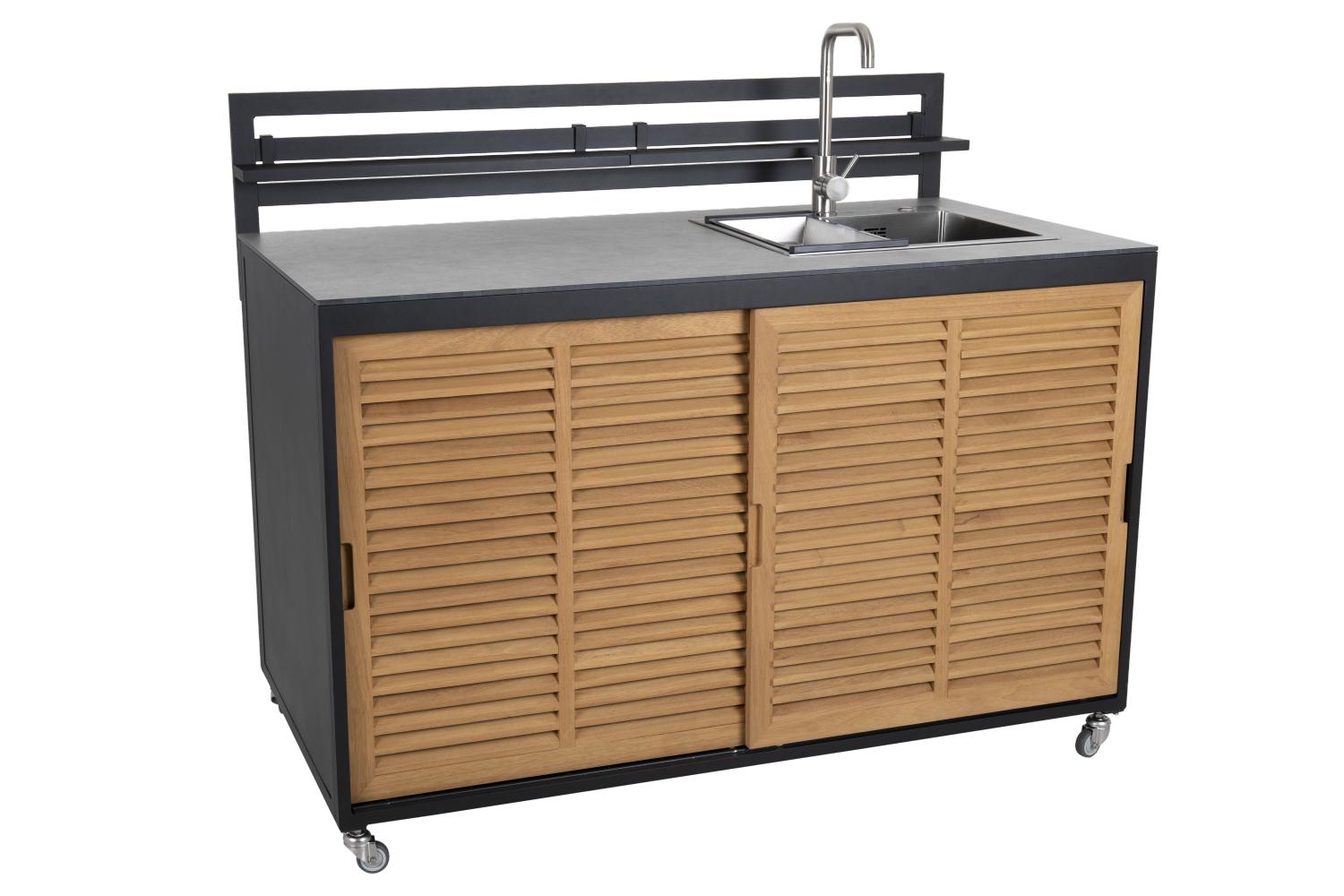 Fornax köksdel vask/kran sv/gr