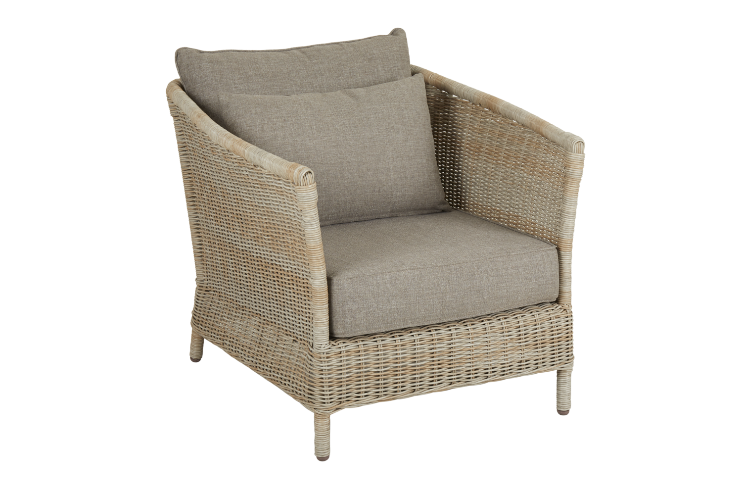 Aster fåtölj beige m dyna