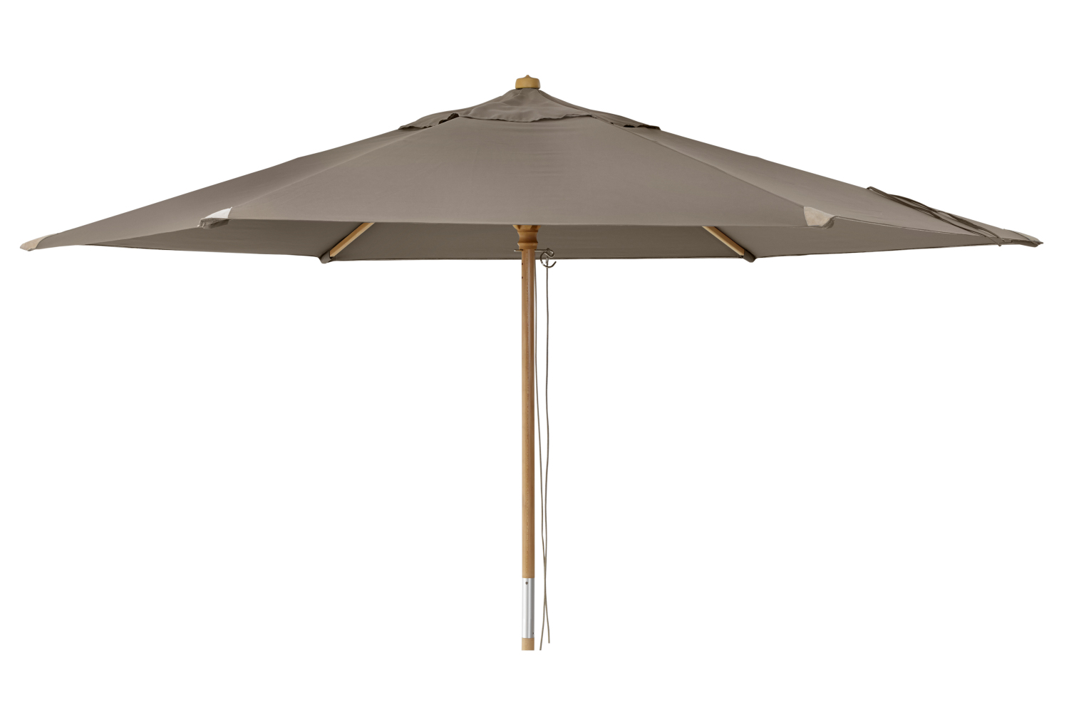 Reggio träparasoll 3,0 m/taupe