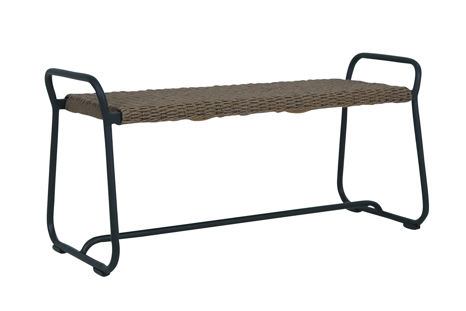 Midway bänk 110 svart/natur