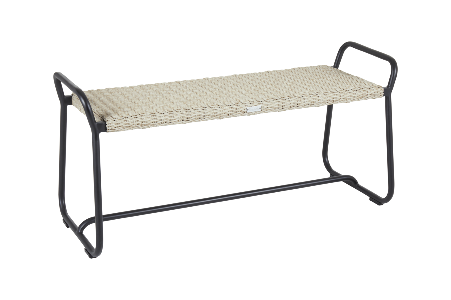Midway bänk 110 svart/beige
