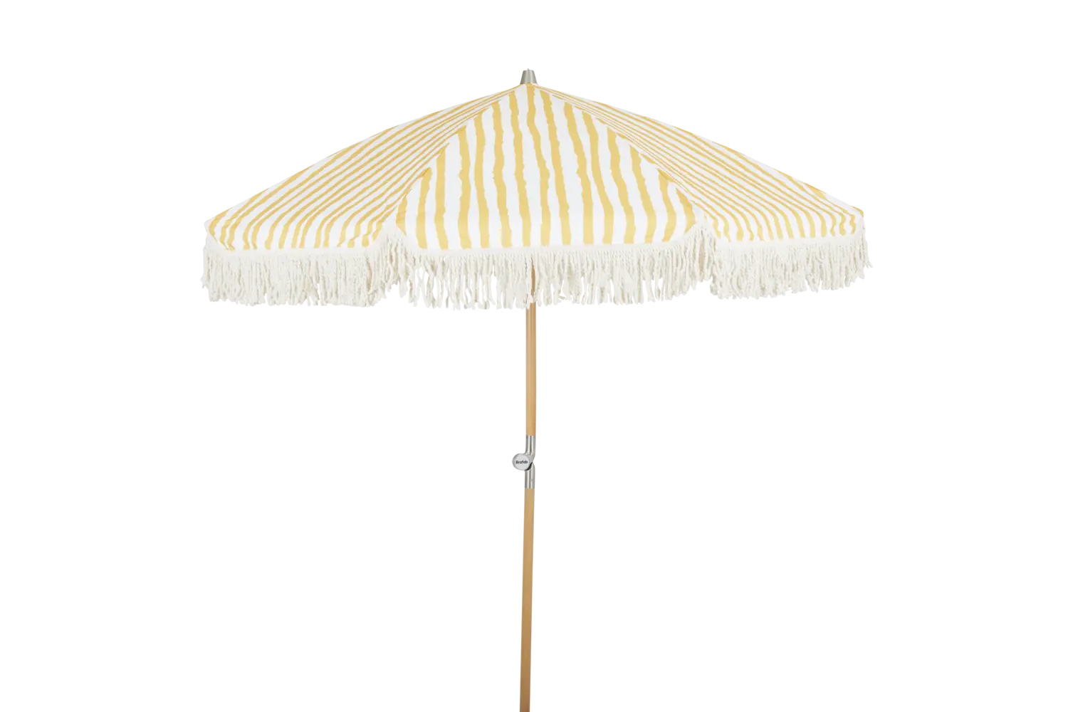 Gatsby parasoll 1,8m gul/rand