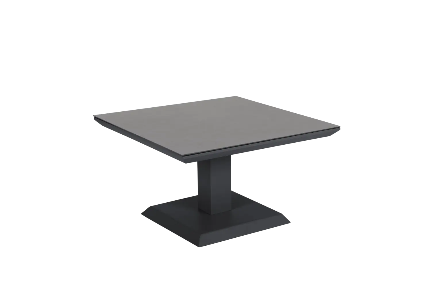 Heis 79x79 H48-68 cm svart