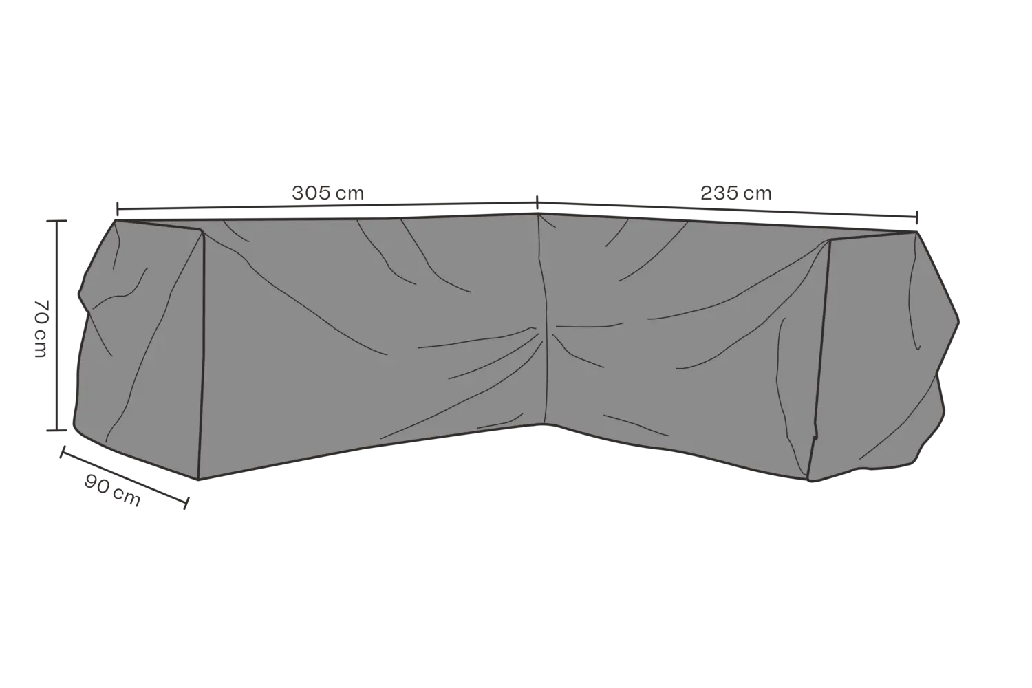 Skydd 235/305x70x90 andas