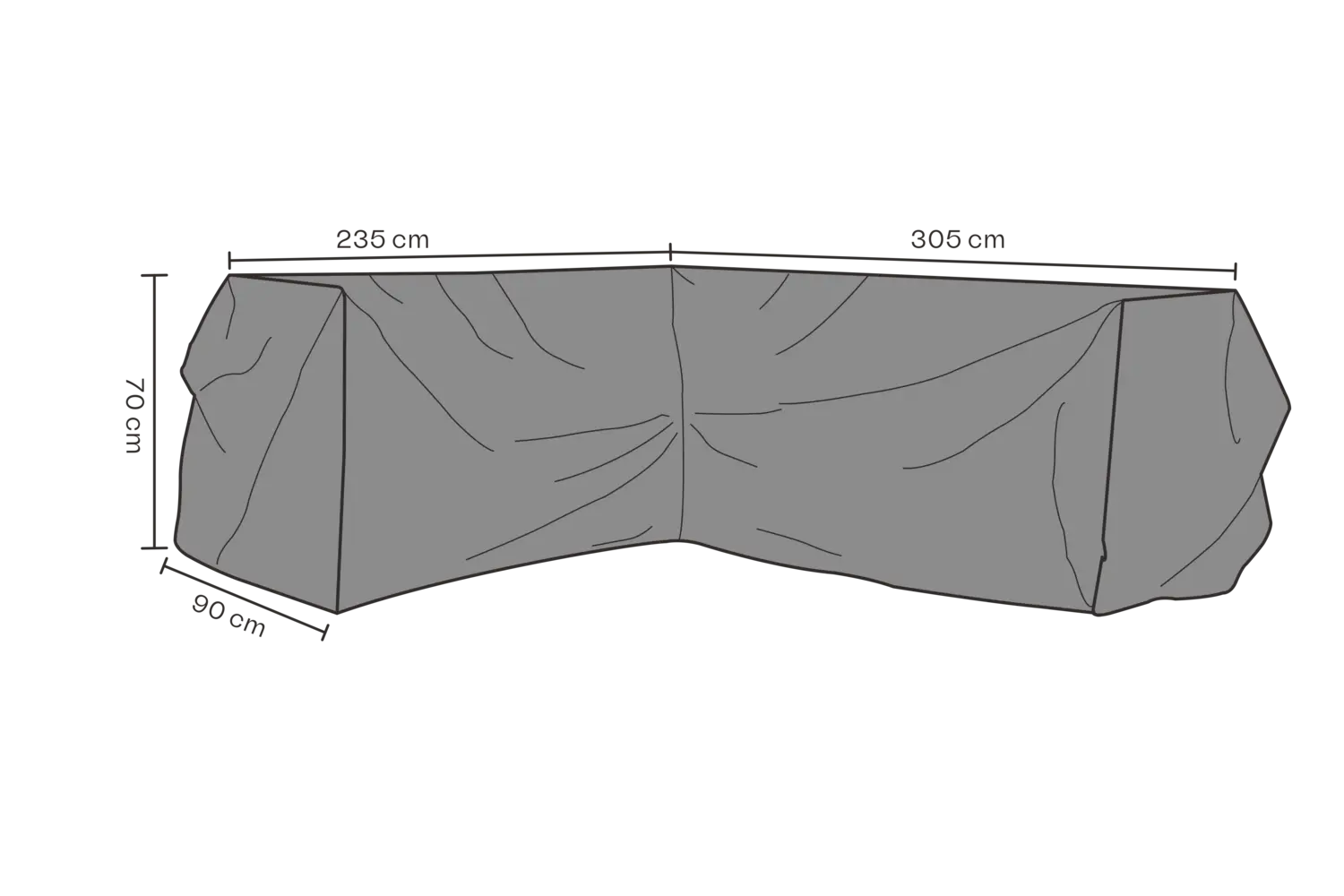 Skydd 305/235x70x90 andas