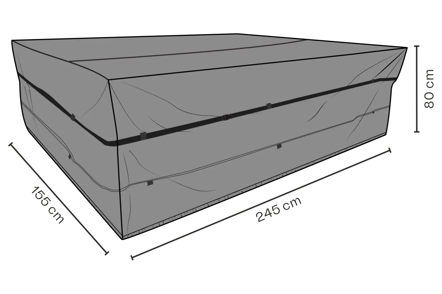 Skydd 245x155x80 andas