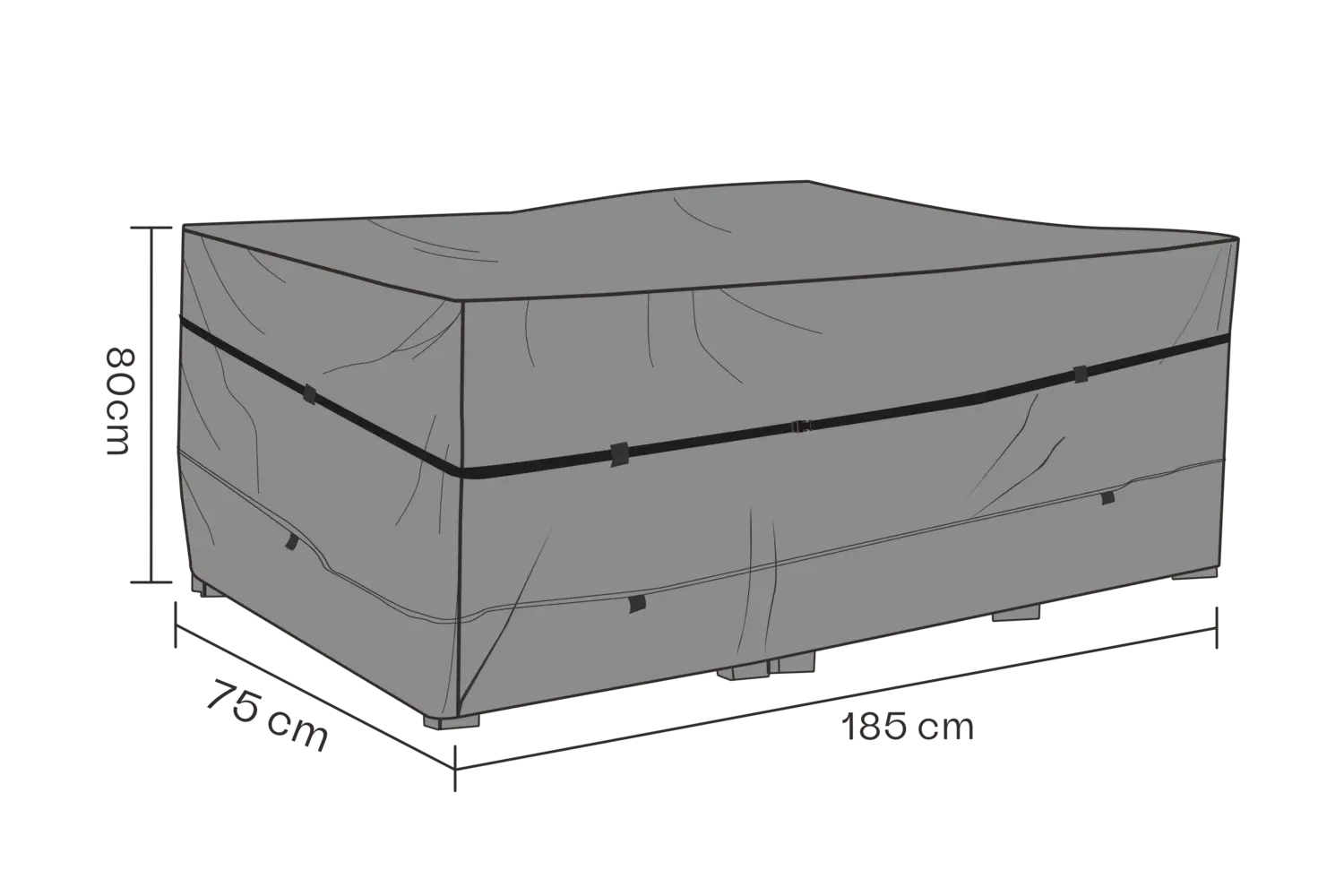 Skydd 185x75x80 andas