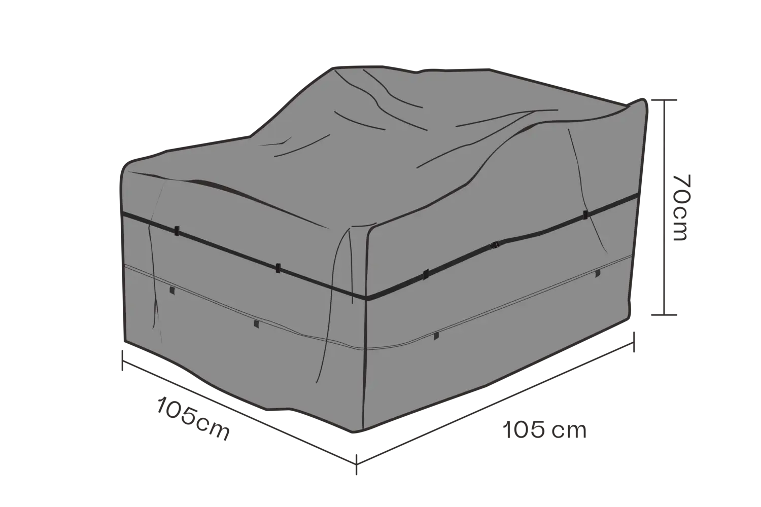 Skydd 105x105x70 andas