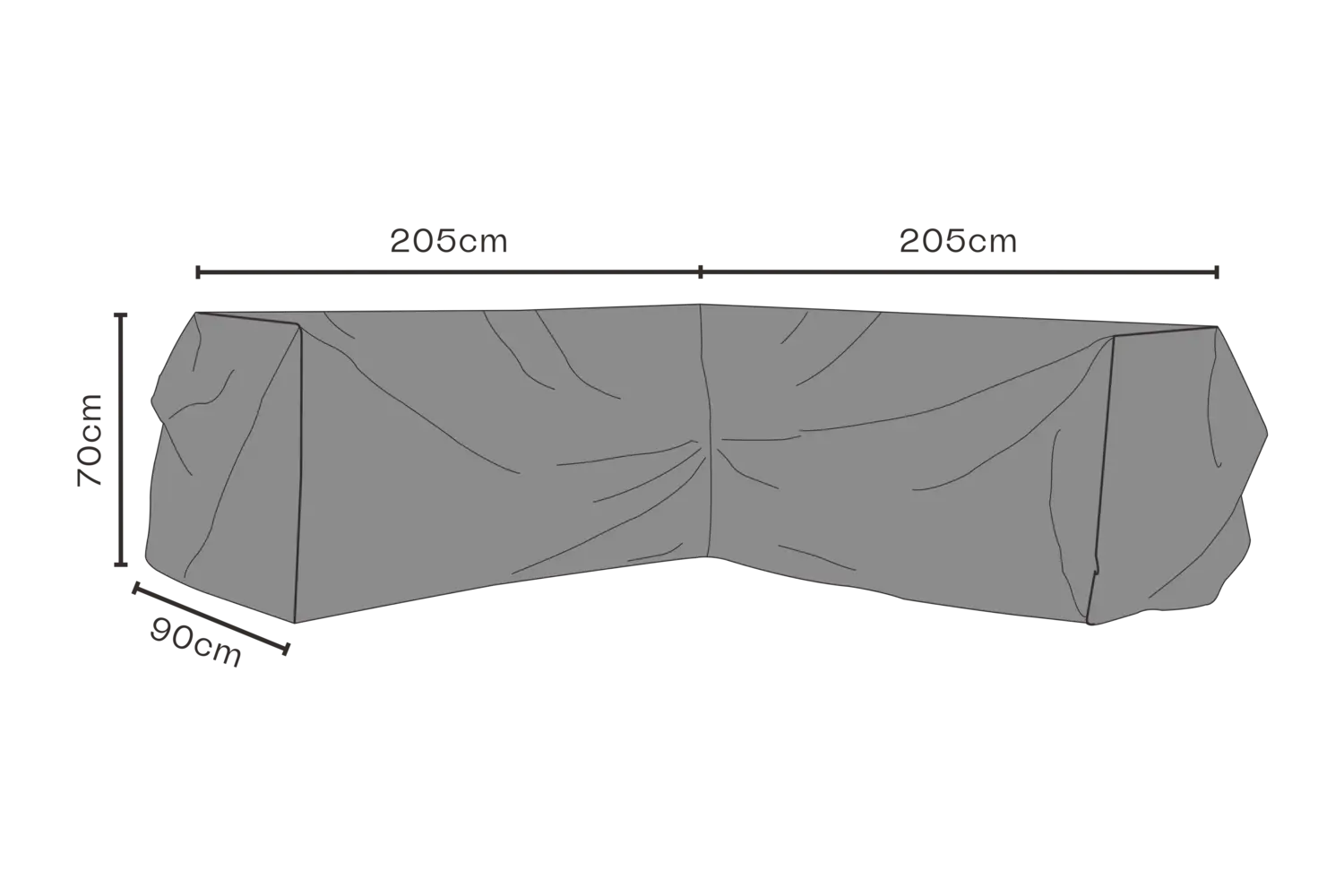 Skydd 205/205x70x90 andas