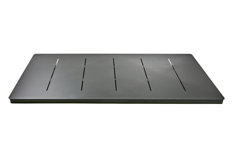 Avila bordsskiva svart 125x70 T3 cm
