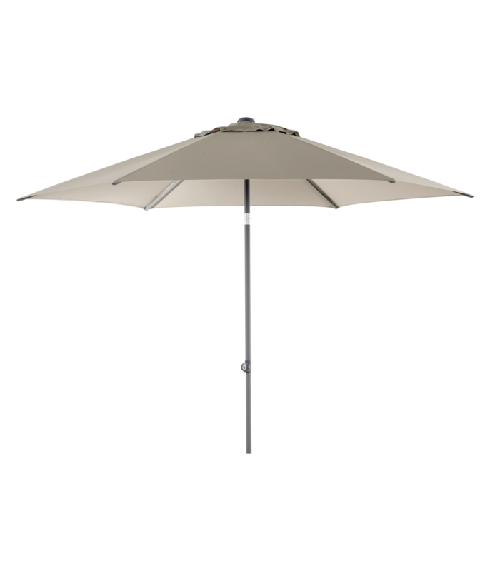 Poppi parasoll taupe ø300