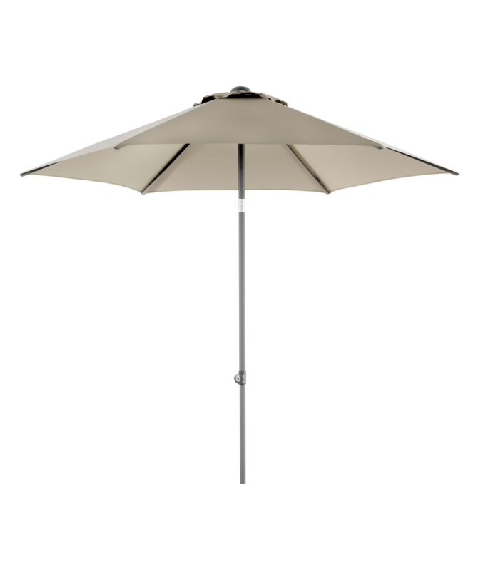 Poppi parasoll taupe ø250