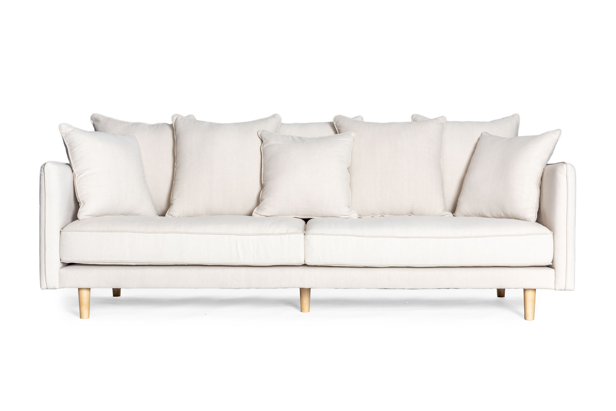 Segelskären soffa whitewash/beige linne