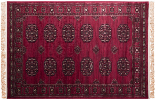 Afgahn matta 135x195 röd