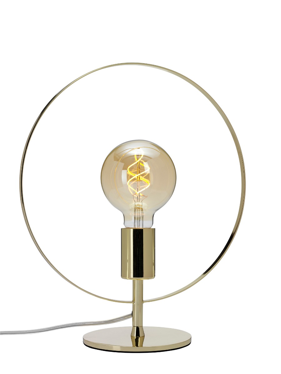 Spartan Ringo bordslampa mässing