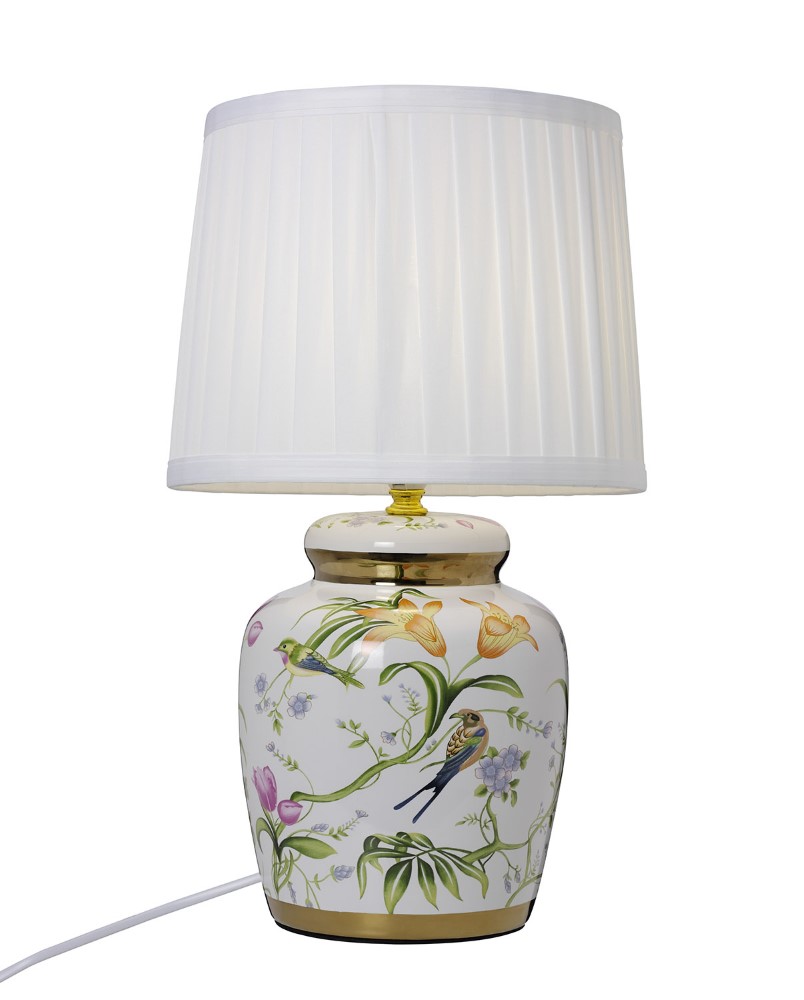 Klassisk grön mini bordslampa