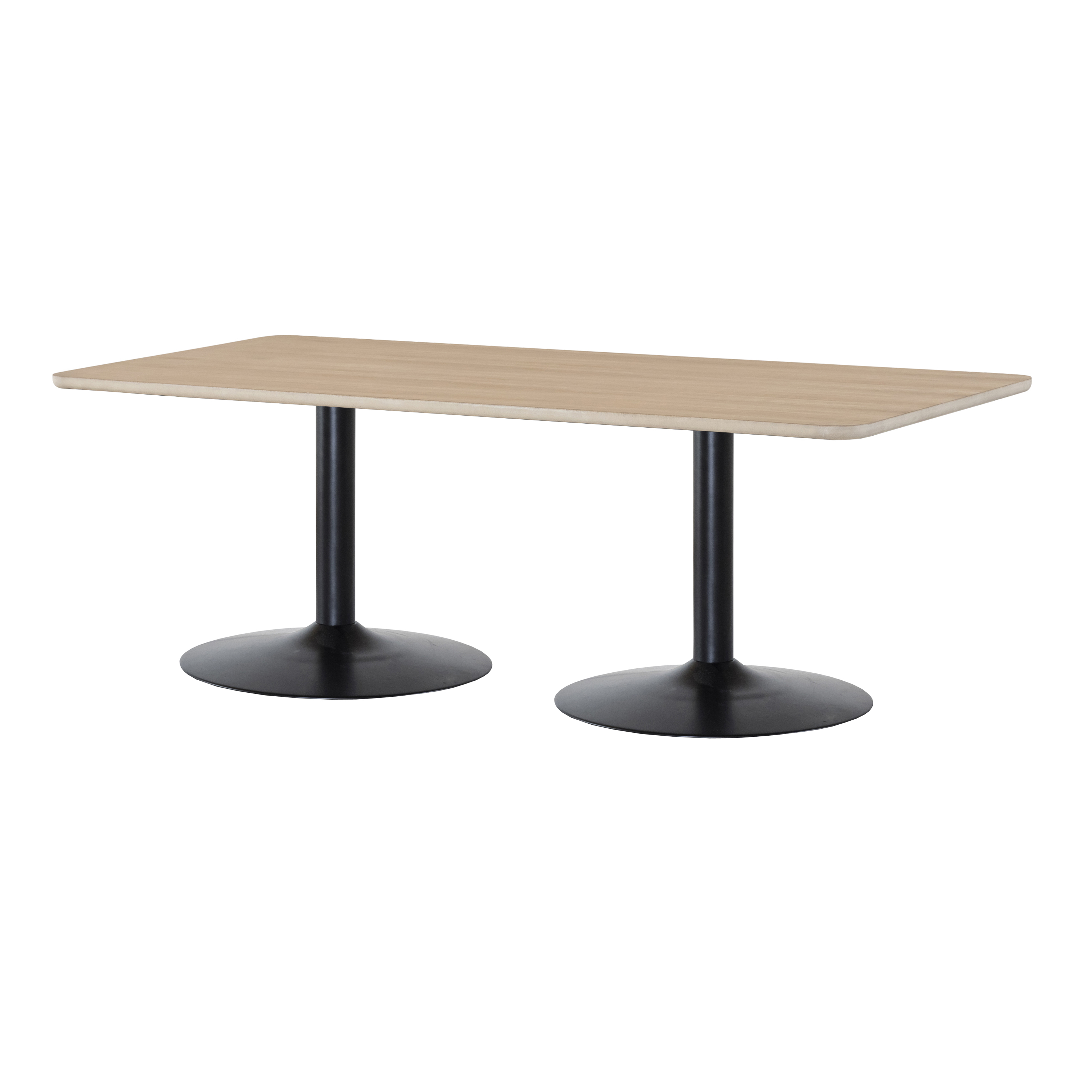 Davis matbord vitpigmenterad