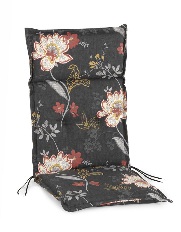 Milano Dyna Hög 50X117X5 Mörk Botten med Blommor