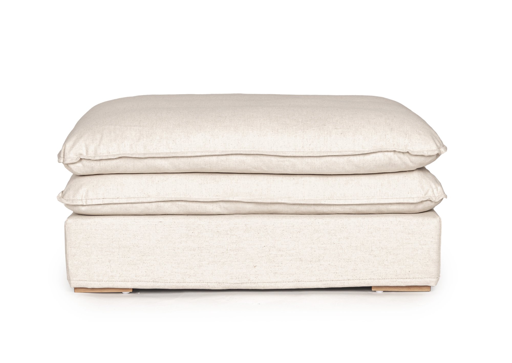 Neo modulsoffa fotpall beige