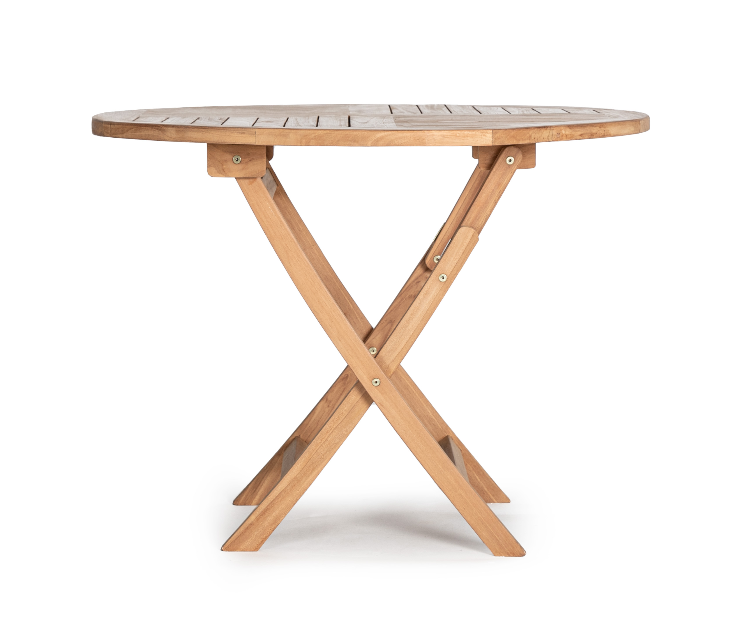 Freeport matbord teak D100cm