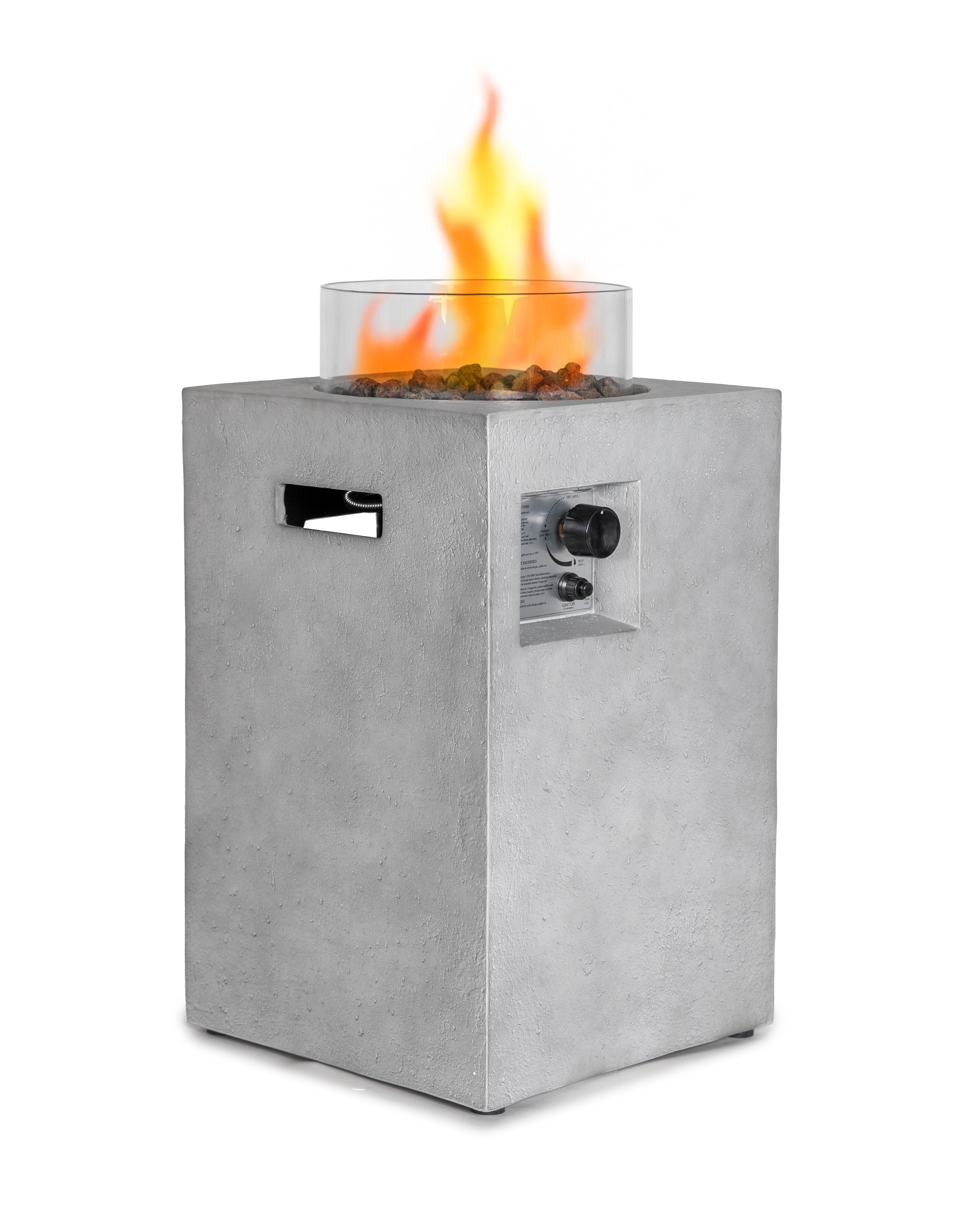 Concrete eld piedestal kvadrat